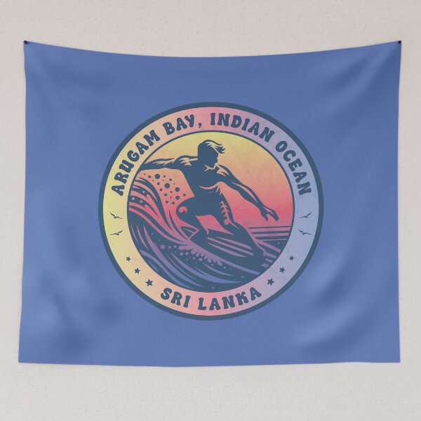 Item preview, Arugam Bay Sri Lanka Surfing Design designed and sold by CynthiaGraphics.
