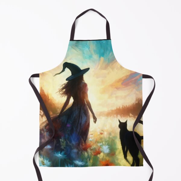 Item preview, Meadow Mischief - A Whimsical Witch's Walk designed and sold by leyfinder.