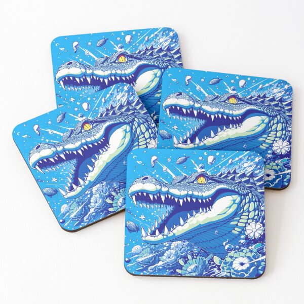 Item preview, Blue Crocodile Chic: Trendy Design designed and sold by PandaTShirtShop.