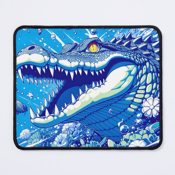 Item preview, Blue Crocodile Chic: Trendy Design designed and sold by PandaTShirtShop.