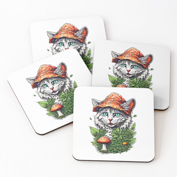 Item preview, Blue cat dragon, amanita muscaria fun in the sun designed and sold by wojysmokes.
