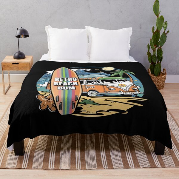 Item preview, Retro Beach Bum designed and sold by HOMEDESIGNPRINT.