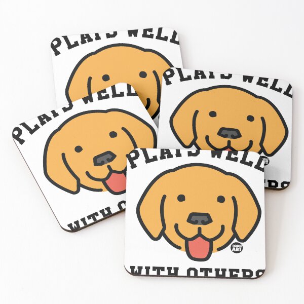 Item preview, PLAYS WELL OTHERS DOG designed and sold by TODD GOLDMAN.