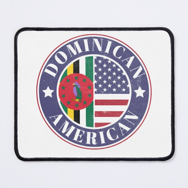 Item preview, Proud Dominican-American Badge - Dominica Flag designed and sold by chrisrivait.