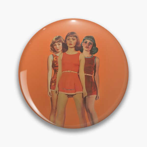 Item preview, 1960s Retro Vintage Women Orange Print designed and sold by Jselz.