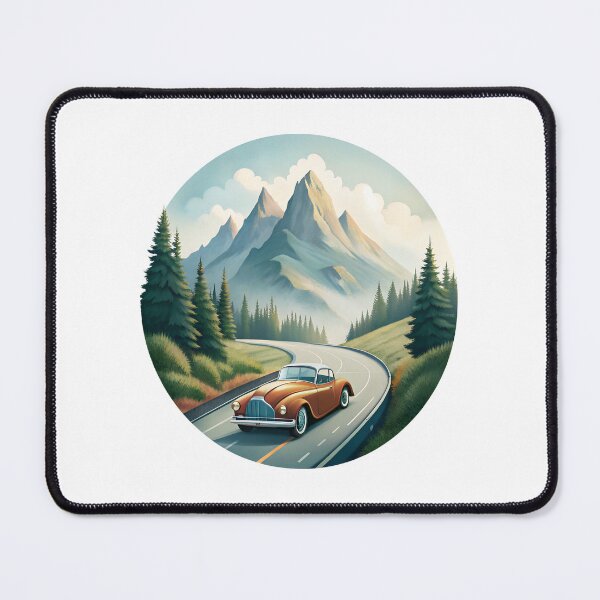 Item preview, Classic Car Mountain Drive designed and sold by ZeptepiTrends.