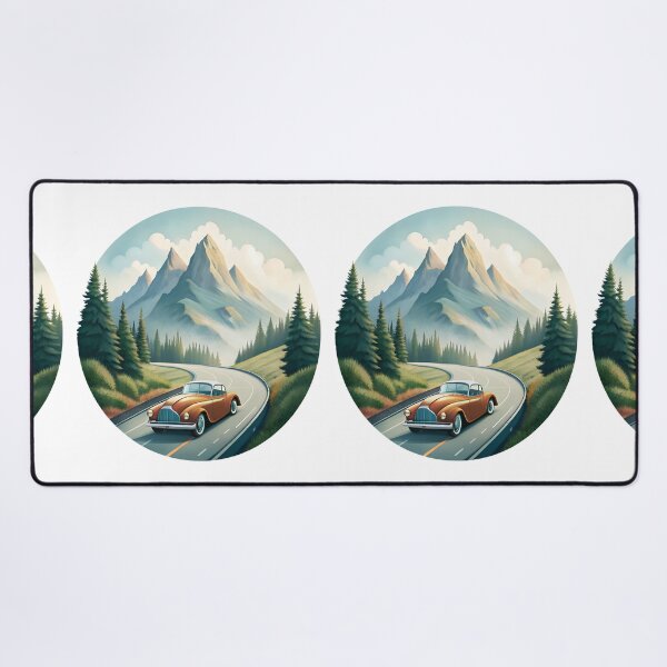 Item preview, Classic Car Mountain Drive designed and sold by ZeptepiTrends.