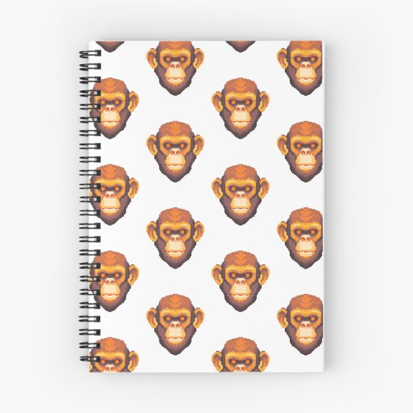 Item preview, Orange Chimp pixel art - Retro vibe designed and sold by octoboobs.
