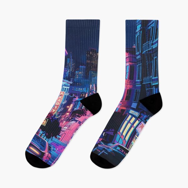 Item preview, Neon Drenched San Francisco designed and sold by dcrc.