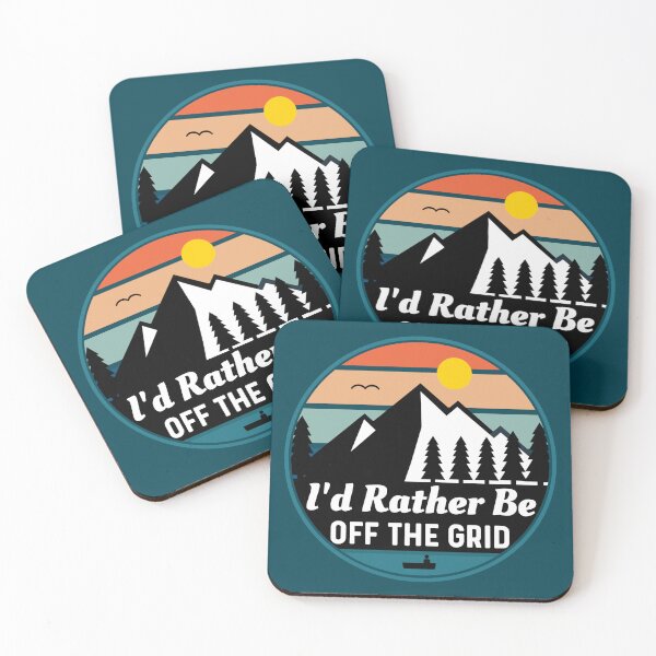 Item preview, I'd Rather Be Off The Grid, Outdoor Mountain Adventures  designed and sold by Sunserize Designs.