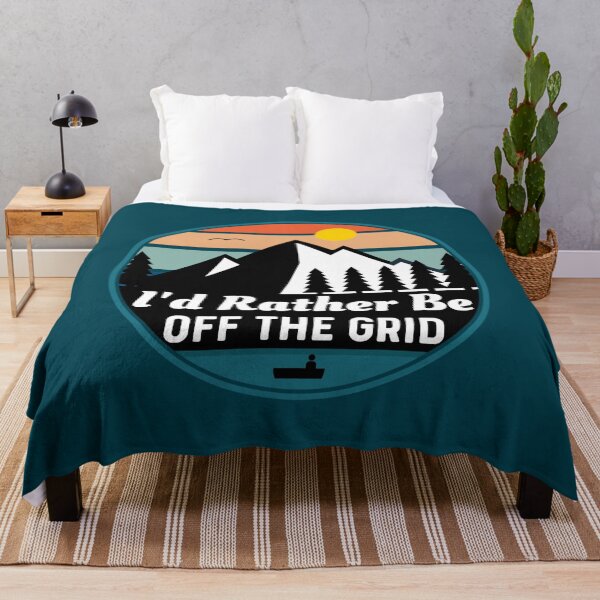 Item preview, I'd Rather Be Off The Grid, Outdoor Mountain Adventures  designed and sold by Sunserize Designs.