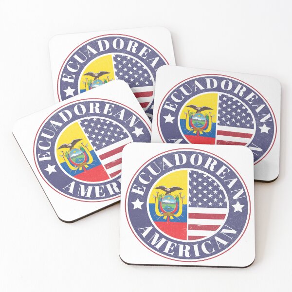 Item preview, Proud Ecuadorean-American Badge - Ecuador Flag designed and sold by chrisrivait.