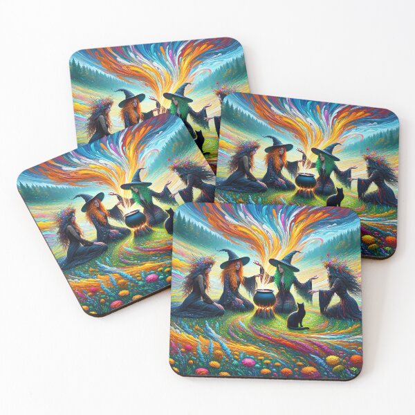 Item preview, Coven's Convergence - Enchantment in the Wildflower Vale designed and sold by leyfinder.