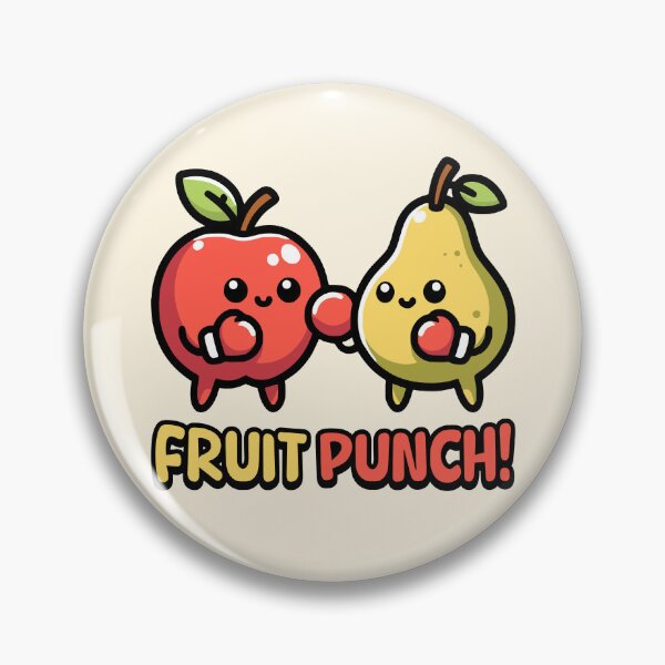 Item preview, Fruit Punch! Cute Boxing Fruit Pun Cartoon designed and sold by PMCreative.