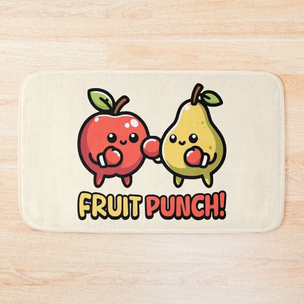 Item preview, Fruit Punch! Cute Boxing Fruit Pun Cartoon designed and sold by PMCreative.