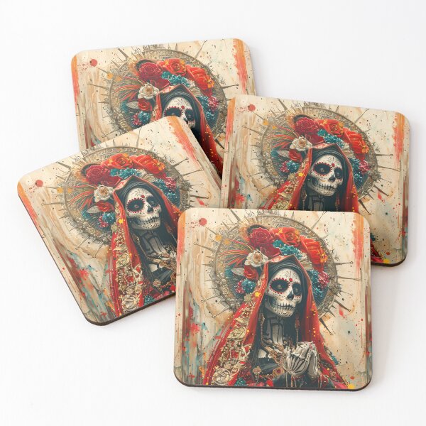 Item preview, Nuestra Señora de la Santa Muerte designed and sold by The-Dark-Art.