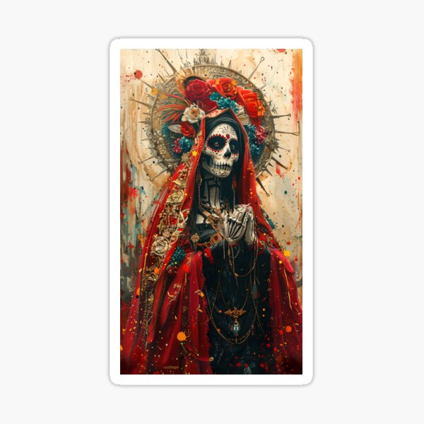 Artikel-Vorschau von Unsere Liebe Frau von Santa Muerte, designt und verkauft von The-Dark-Art.