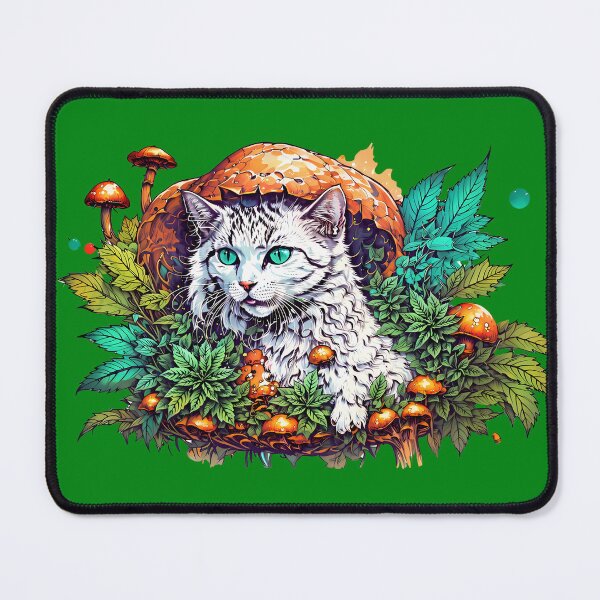 Item preview, Im just a cat with mushroom cap on my head designed and sold by wojysmokes.