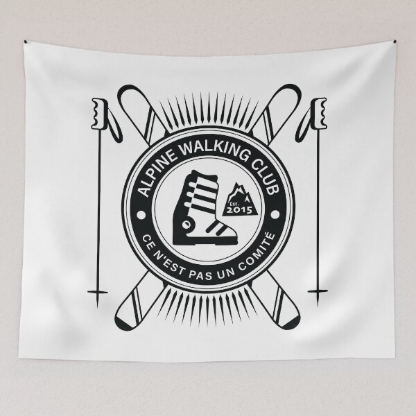 Item preview, Alpine Walking Group - Black designed and sold by Coops Clothing.