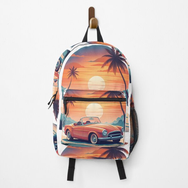 Item preview, California Sunset Classic Car Drive Retro Style designed and sold by ZeptepiTrends.