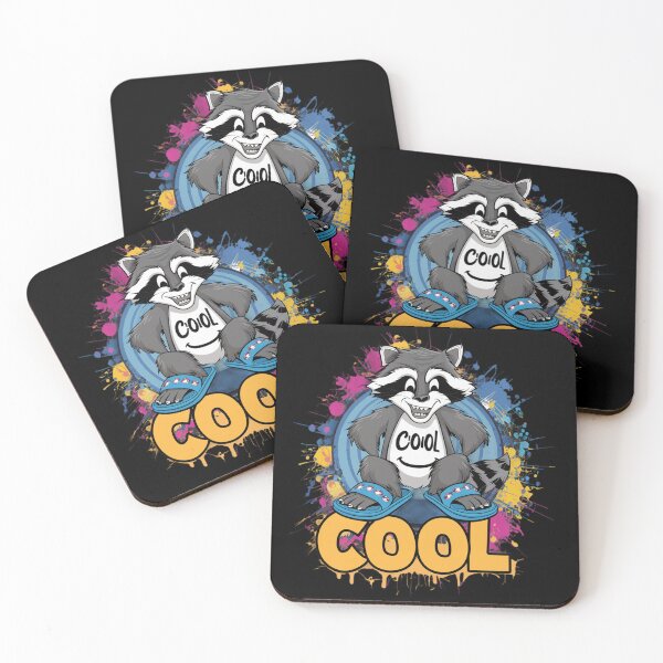 Item preview, funny raccoon - cool slipper designed and sold by Mahmoud Salah.