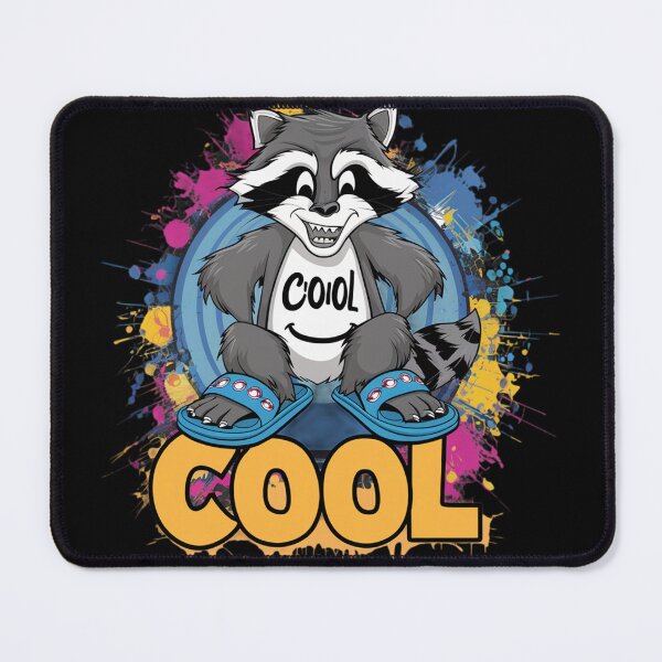 Item preview, funny raccoon - cool slipper designed and sold by Mahmoud Salah.