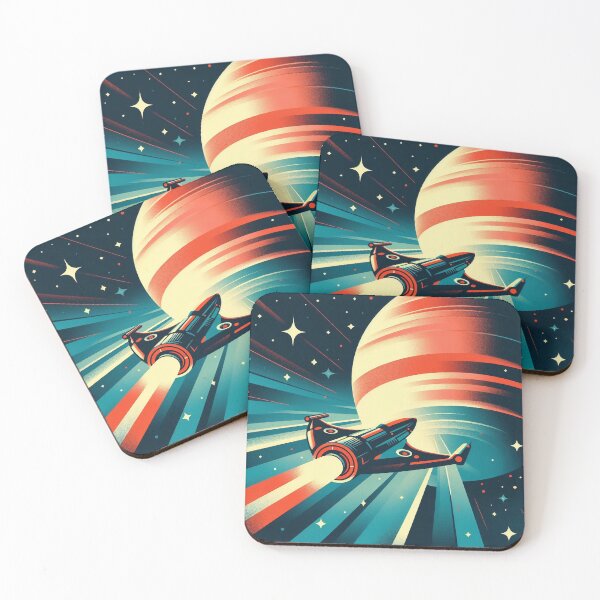 Item preview, Retro science fiction Spaceship 1960s  designed and sold by RESToRAPTOR.