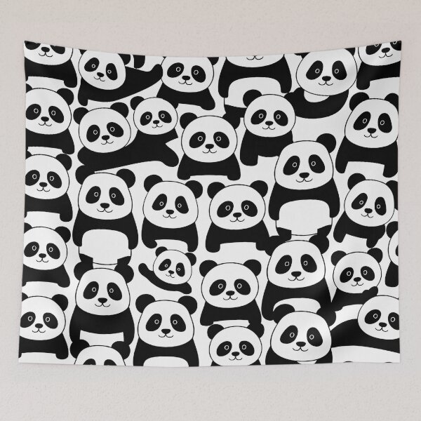 Item preview, Cute panda pattern designed and sold by Haji  Kamora.