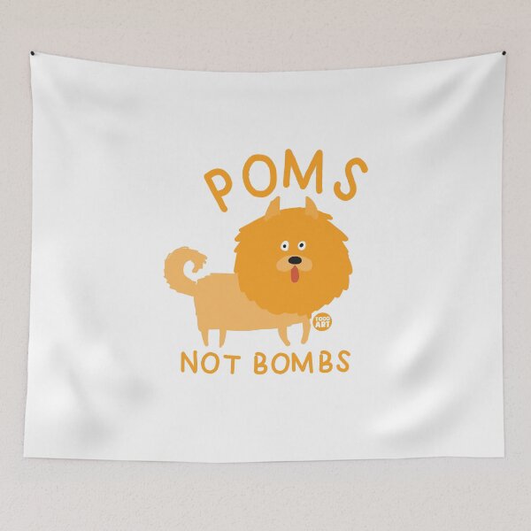 Item preview, POMS NOT BOMBS designed and sold by TODD GOLDMAN.