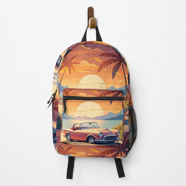 Item preview, California Sunset Classic Car Drive Retro Style designed and sold by ZeptepiTrends.