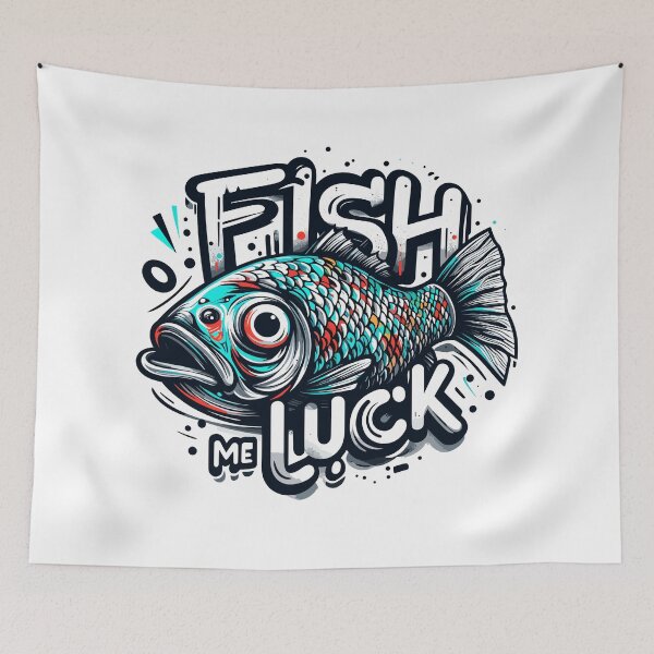 Item preview, Fish me luck fishing poker gift designed and sold by Pineapple-Tree.