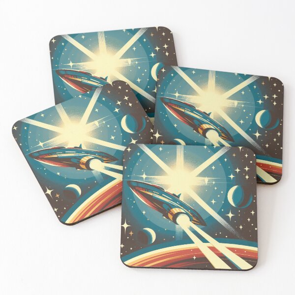 Item preview, Retro science fiction Spaceship 1960s  designed and sold by RESToRAPTOR.