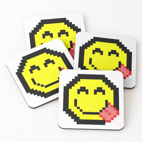 Item preview, Pixel art of face sticking out tongue designed and sold by Polux Design.