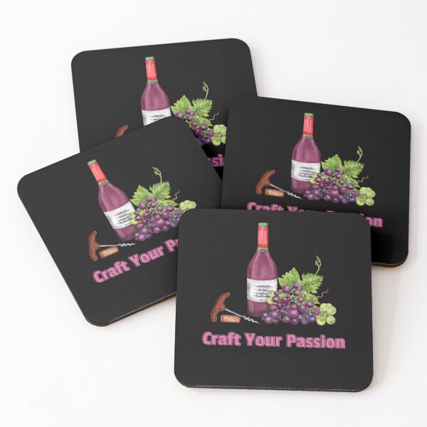 Item preview, Wine Making Craft Your Passion Wine Bottle Grapes designed and sold by VanessaMF.