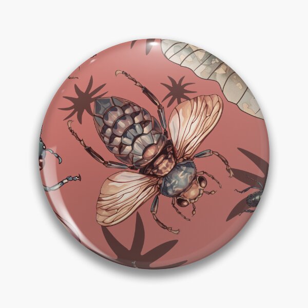 Item preview, Cicada pattern Insect lover entomology red designed and sold by AlchemyColor.