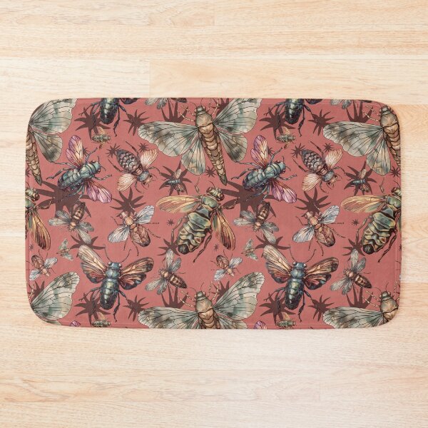 Item preview, Cicada pattern Insect lover entomology red designed and sold by AlchemyColor.