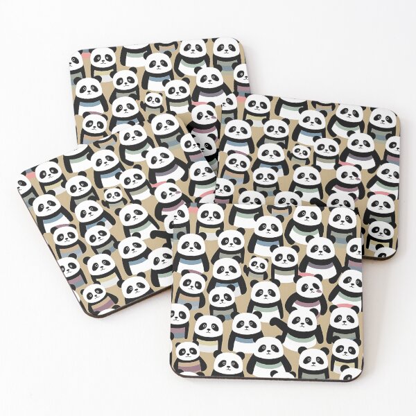 Item preview, Cute panda pattern designed and sold by Haji  Kamora.