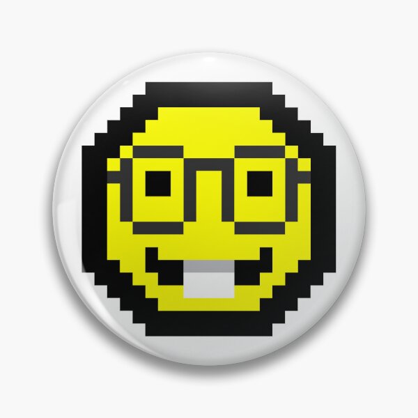 Artikelvorschau, Nerd-Gesicht-Pixel-Kunst entworfen und verkauft von Polux Design.