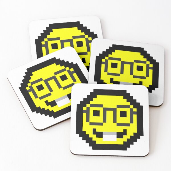 Item preview, Nerd face pixel art designed and sold by Polux Design.
