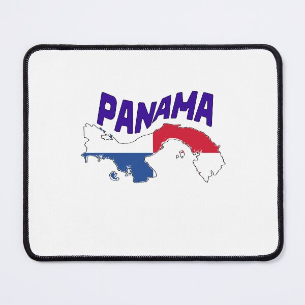 Item preview, Panama Flag Country Map Red and Blue  designed and sold by julyperson.