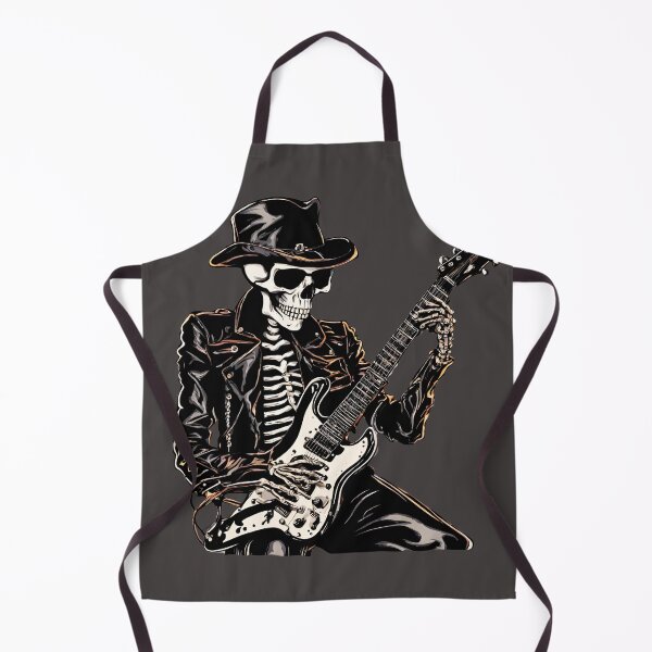 Item preview, Musical Journey: Steampunk Skeleton and his Electric Guitar designed and sold by Aurorartsprint.