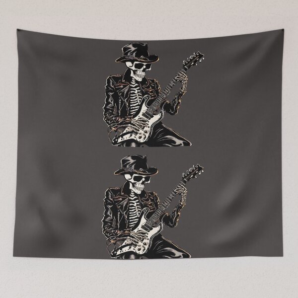 Item preview, Musical Journey: Steampunk Skeleton and his Electric Guitar designed and sold by Aurorartsprint.
