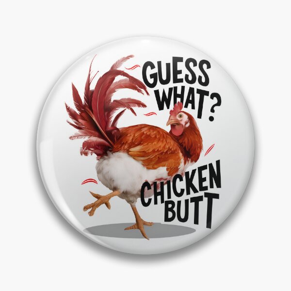 Item preview, Guess what chicken butt designed and sold by BobaTeeStore.