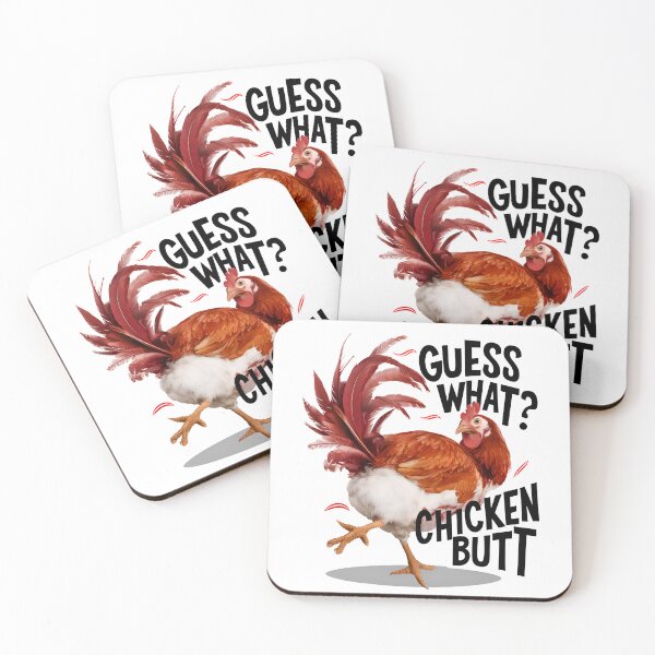 Item preview, Guess what chicken butt designed and sold by BobaTeeStore.