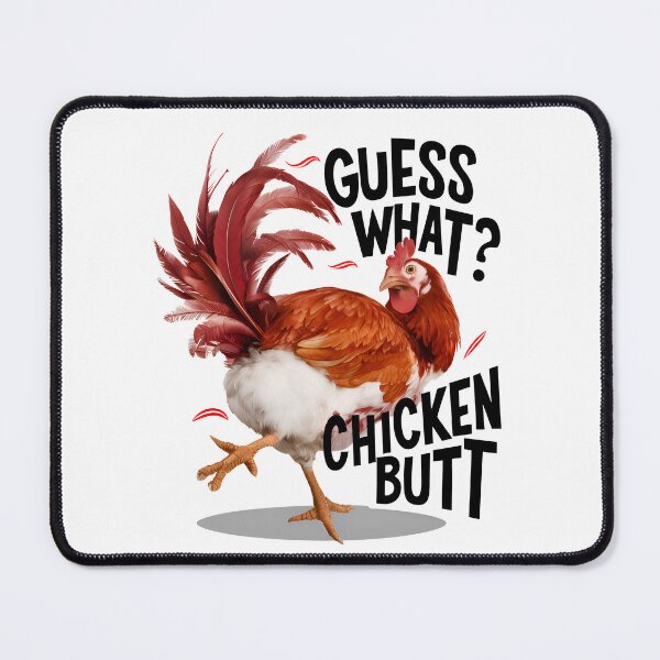 Item preview, Guess what chicken butt designed and sold by BobaTeeStore.