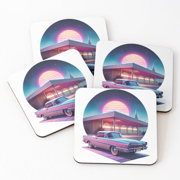 Item preview, Cool Classic Car Retro Diner designed and sold by ZeptepiTrends.