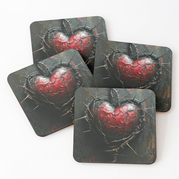 Item preview, Coeur avec épines designed and sold by OccultDreams.