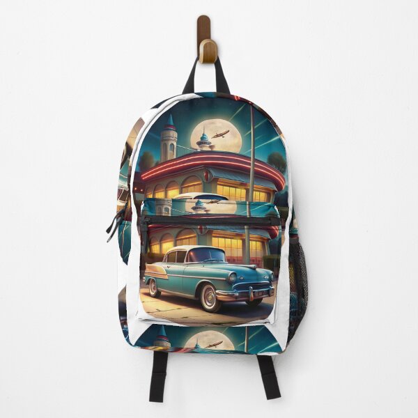 Item preview, Cool Moon Light Classic Car Retro Diner designed and sold by ZeptepiTrends.