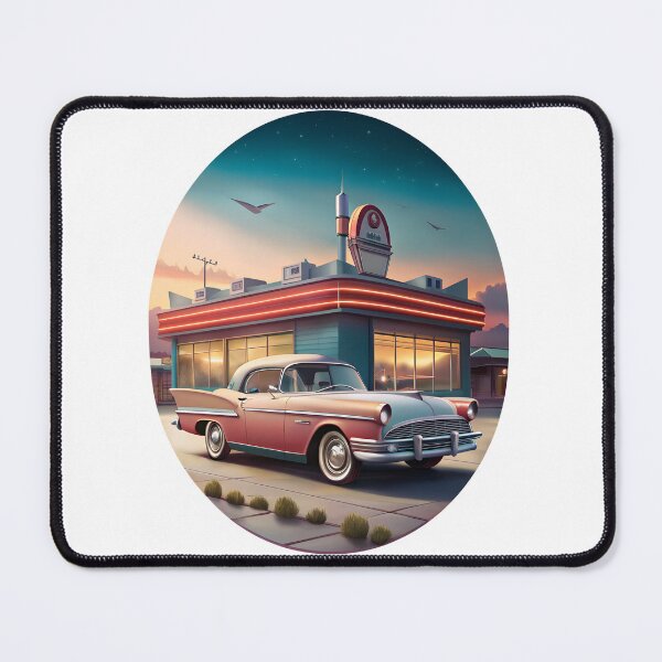 Item preview, Cool Classic Car Retro Diner designed and sold by ZeptepiTrends.