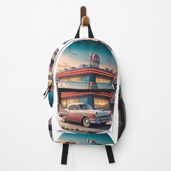 Item preview, Cool Classic Car Retro Diner designed and sold by ZeptepiTrends.